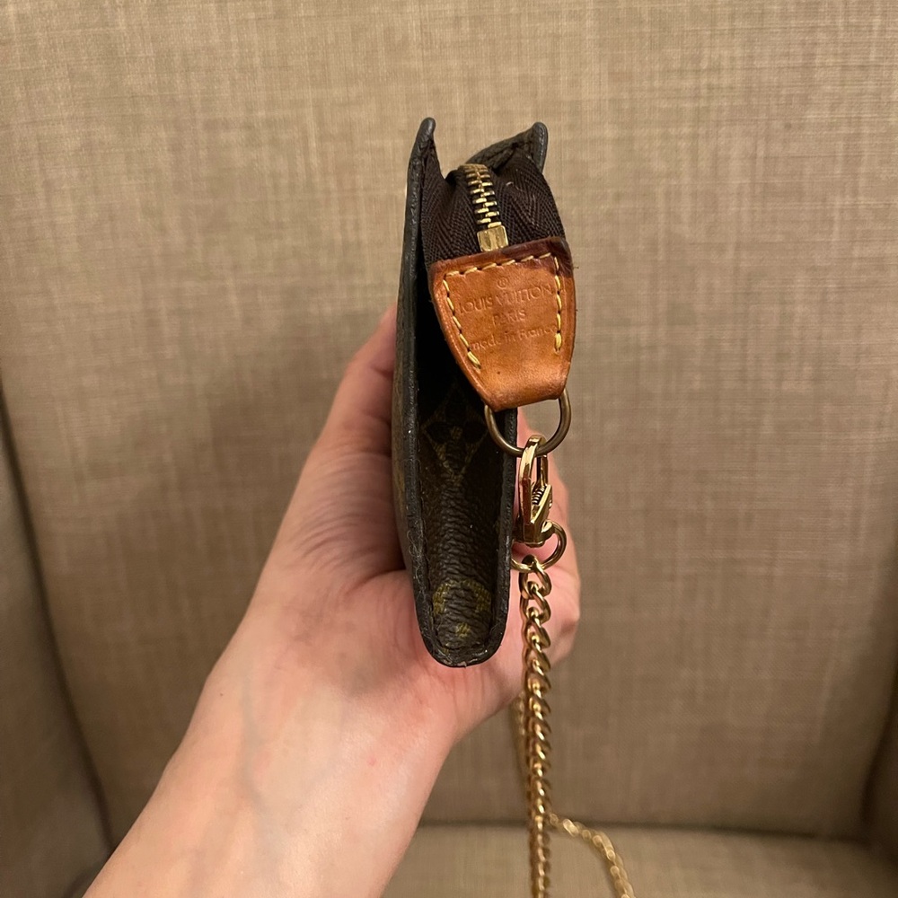 Monogram Canvas Crossbody Wallet - Brown - Picture 6 of 9